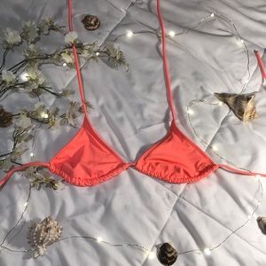 NWOT OP Coral Triangle Bikini Top